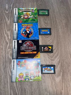 LOT OF 4 gameboy advance games WITH MANUALS NO BOX