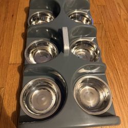 6 Bowl Puppy Tray