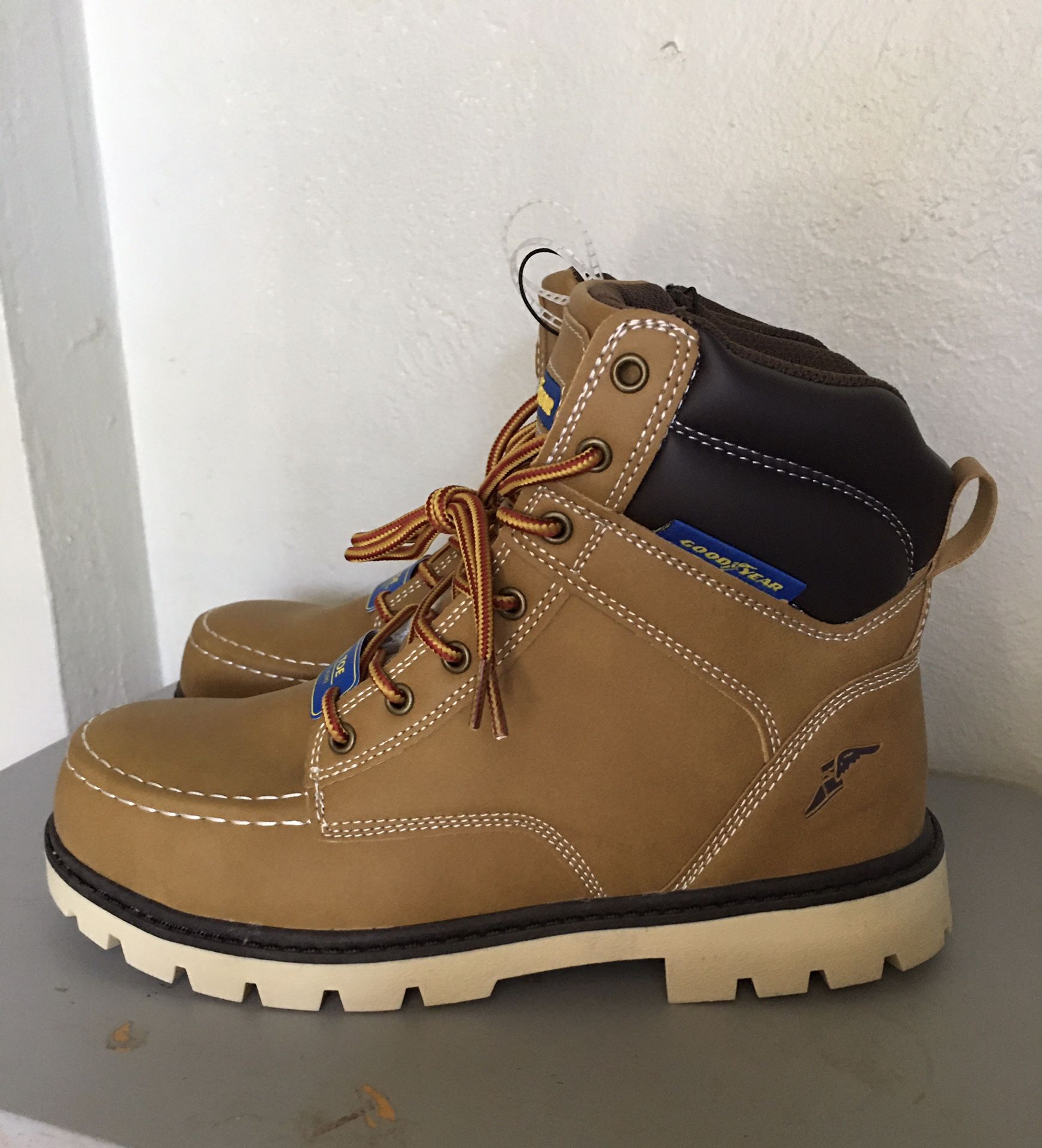 Brand New 7 In men’s Or 9 In Woman Goodyear still toe work boot