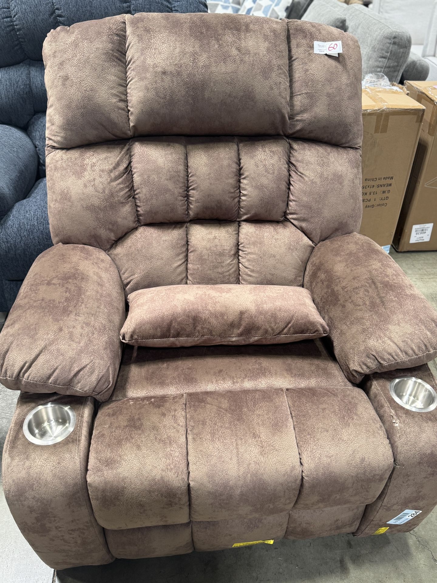 Fabric Recliner Soft Chair :$60
