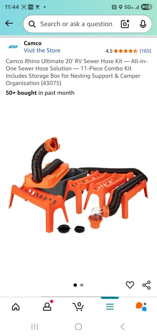 Camco Rhino Ultimate Sewer Hose Kit