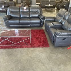 Double Reclining Sofa And Love Seat Combo On Sale Now 