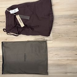Fear of God Essentials 'Plum' Shorts Size XXL
