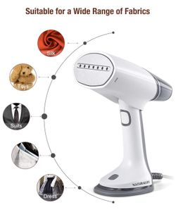 Hand held garment steamer