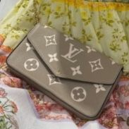 Louis Vuitton Floral Brown