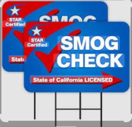 SMOG CHECK SIGN