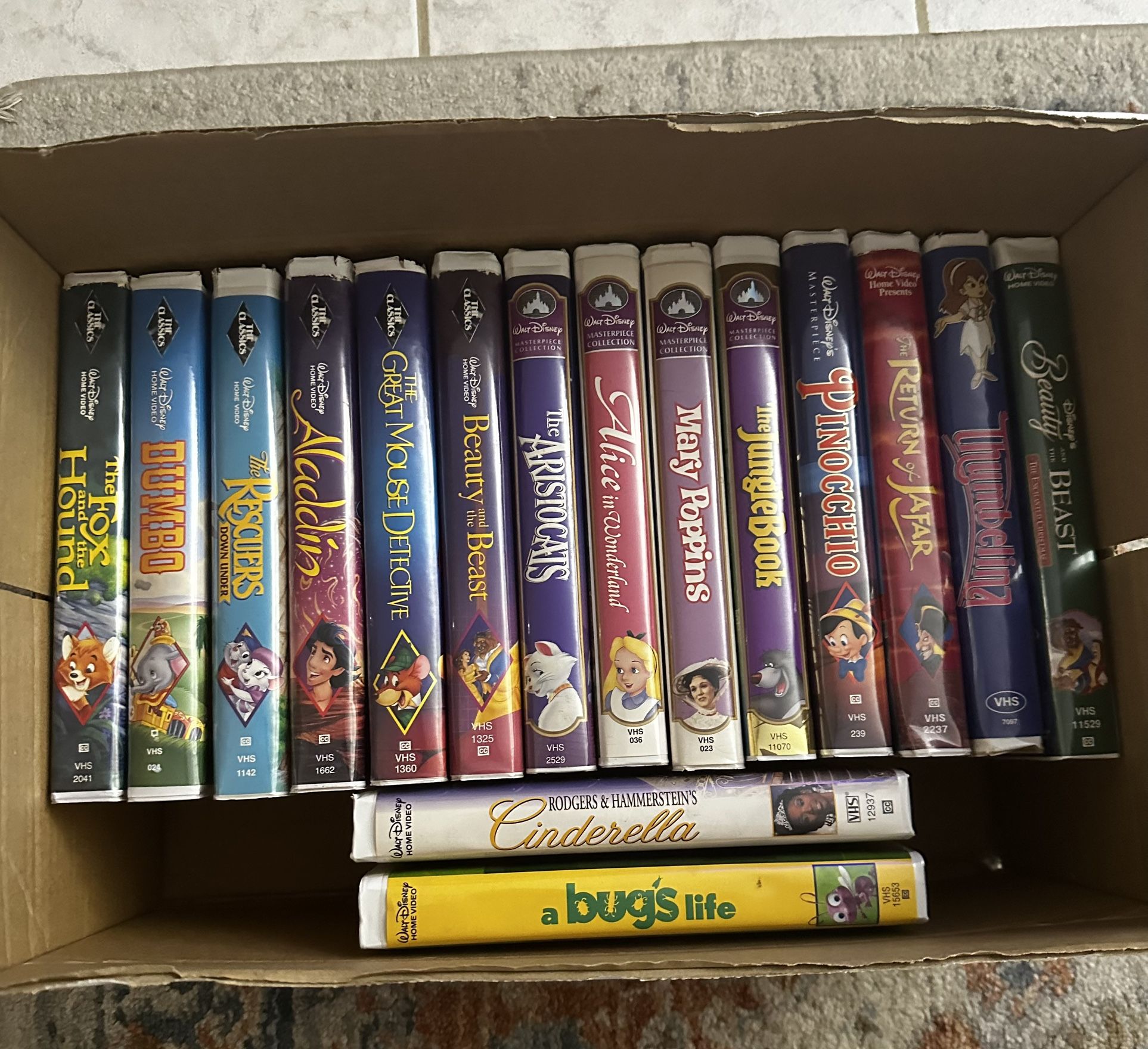 Disney Movies VHS Tapes