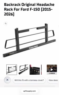 NEW Backrack with toolbox mount for Ford 150 2015-2026