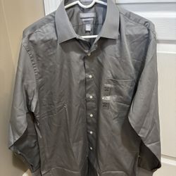 Men’s Button Up Dress Shirts (2)- Size 16 1/2-34/35