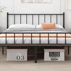 Metal Black Queen Size Bed Frame