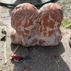 2 Baby's Statue Antique