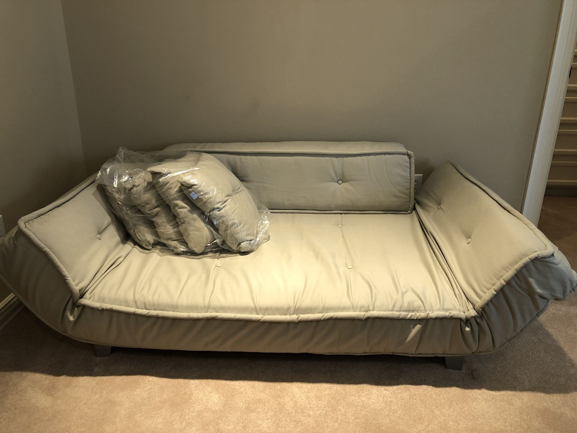 pottery barn couch/bed
