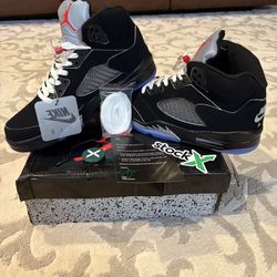 Air Jordan 5 Retro OG Black Metallic Size 11 