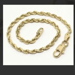 14 K bracelet solid gold
