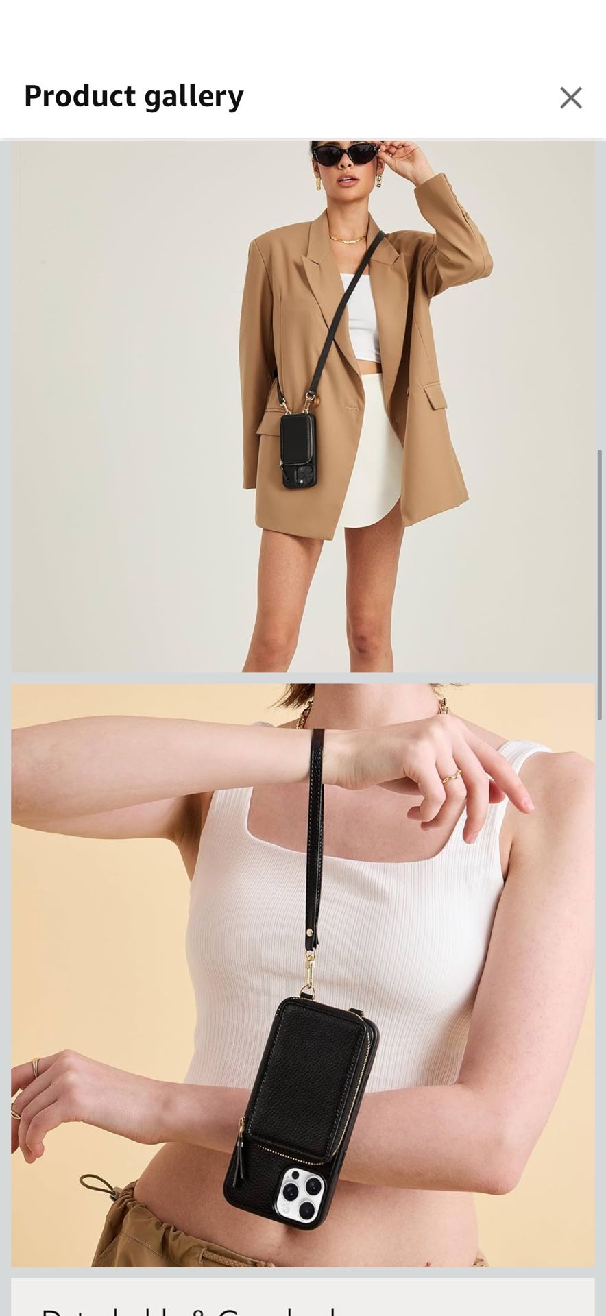 📱 iPhone 16 Pro Max Crossbody Wallet Case – Like New