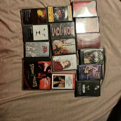 Classic Rock & Metal Cassettes + Mozart & Stone Temple Pilots CD Bundle