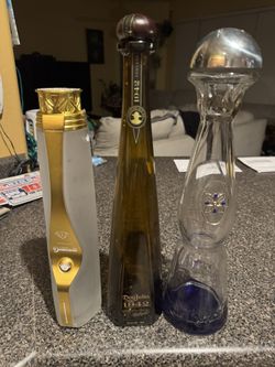 Empty tequila Bottles 