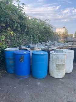 Free rain water and fire barrels