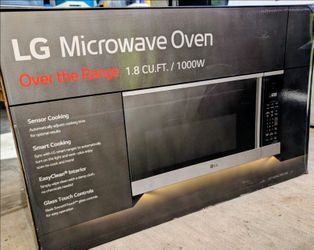 LG 1.8 cu. ft. 30-inch over-the-range microwave