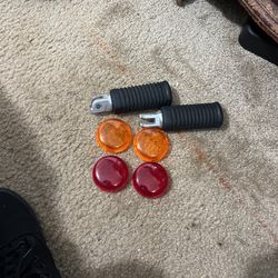 Harley Davidson Foot Pegs And Lens