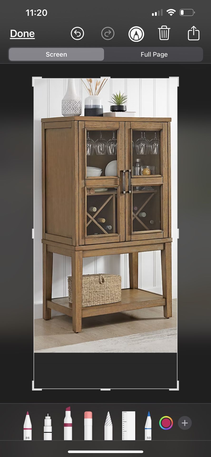 Absolutely Awesome Bar/Buffet Cabinet