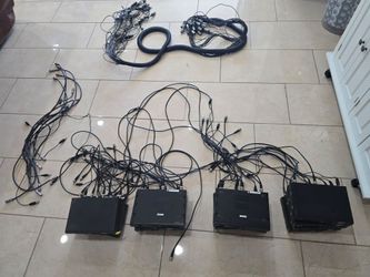 17 Pcs Shure ULXS4 554-590 MHz-J1 Wireless Micro. Rec. W - No PSU - No Antennas
