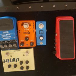 Guitar Pedals With Bag 