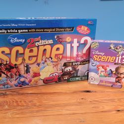 Disney Scene It The DVD Trivia Game Bundle w 2nd Edition & Game Pack - Complete 