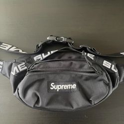 Supreme SS18 Waist Bag - black Rare 