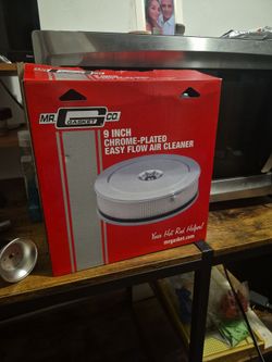 Mr. Gasket 9-Inch Chrome-Plated Easy Flow Air Cleaner