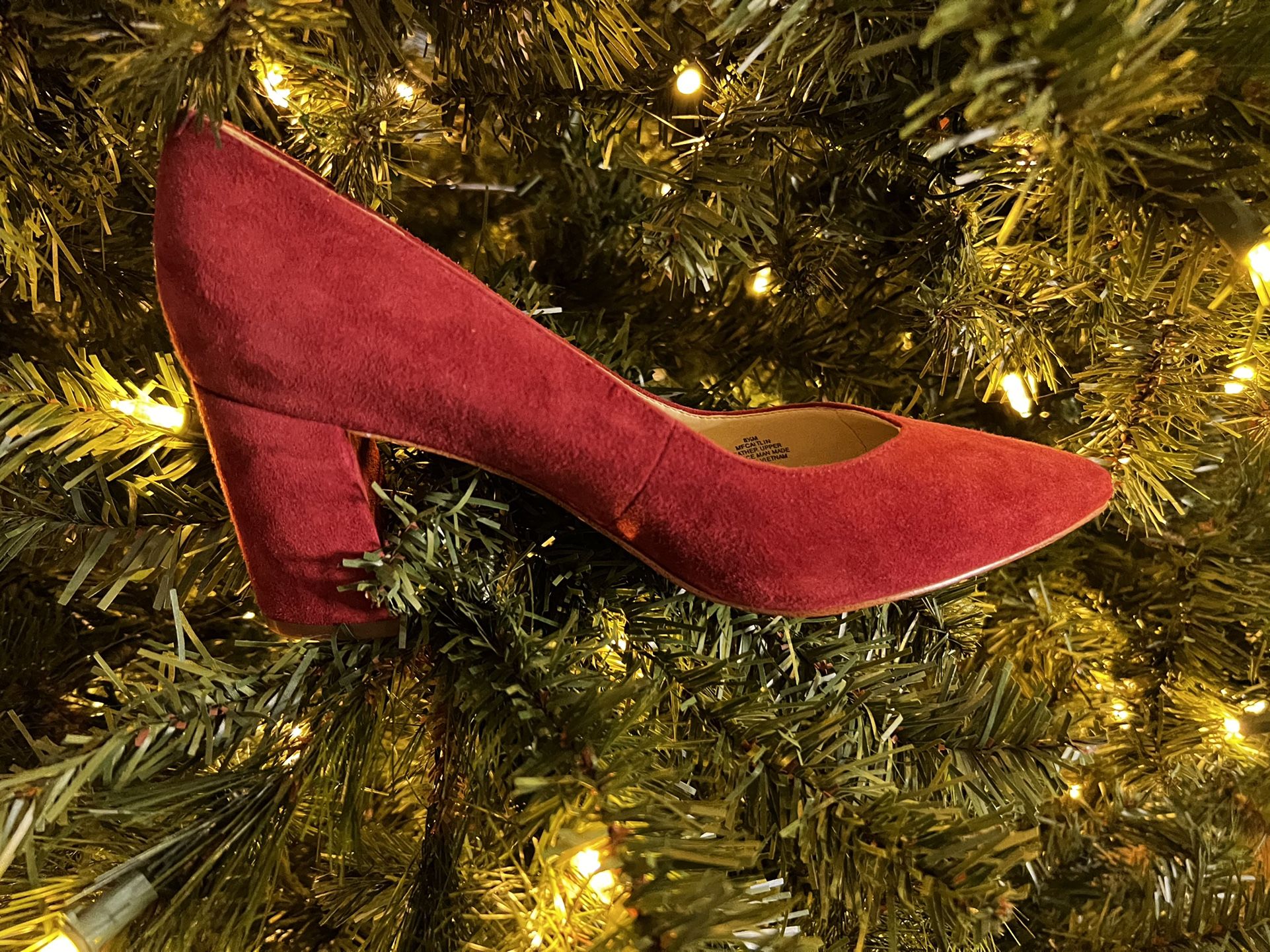 Marc Fisher - The Caitlin - Block Heels - Red wine, Size 8 1/2