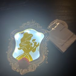 Disney Bath And Body Works Belle Mirror Pocketbac Sanitizer Holder Lights Up