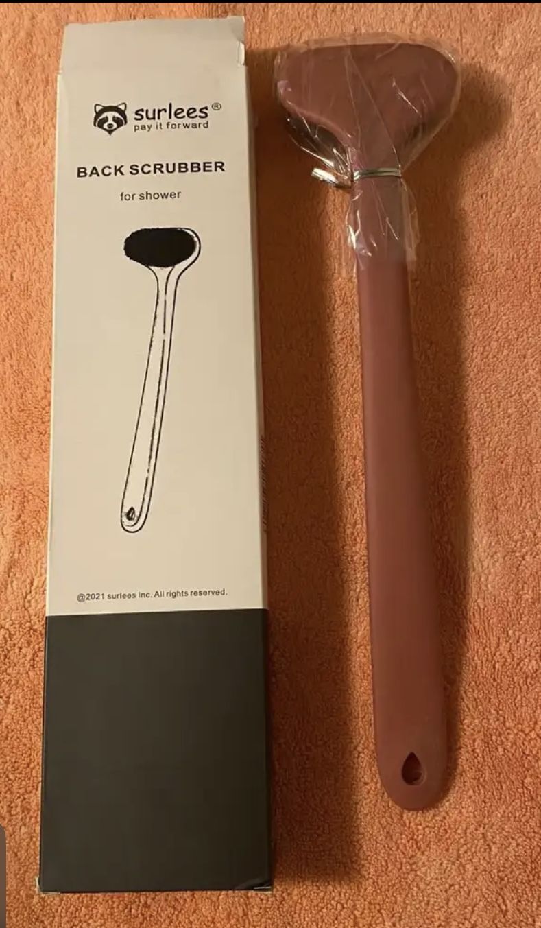 Surlees Back Scrubber for Bath & Body Brush for Elderly, Men/Women