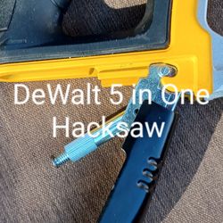 Dewalt 5 In 1 Hacksaw 