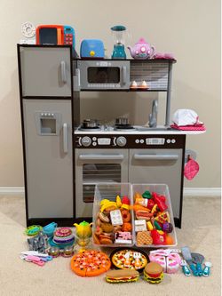 KidKraft Uptown Espresso Colored Kitchen Set