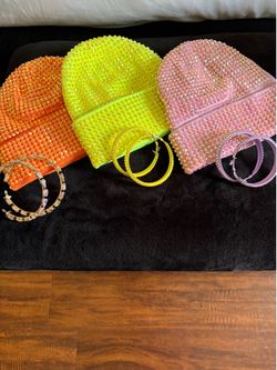 Hat and earring set ~