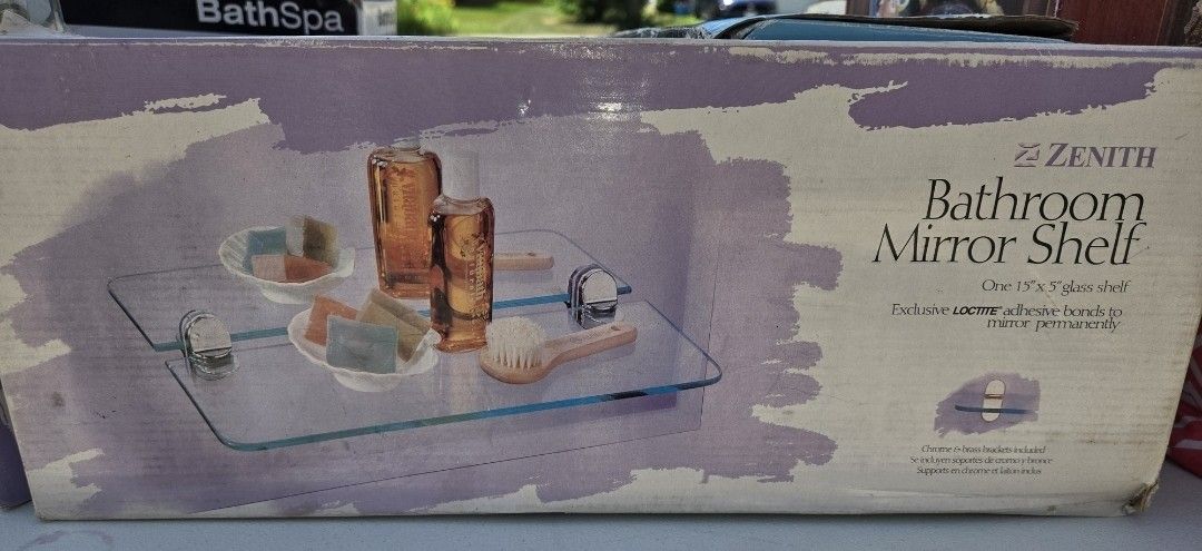 Bathroom Mirror Shelf