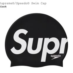 Supreme X Speedo black swim cap🔥