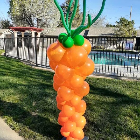 Easter Carrot Columns