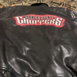 Orange County Choppers Leather Jacket 