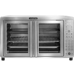 Gourmia French Door XL Digital Air Fryer Oven, Stainless Steel=A9-588