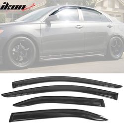 Fits 2007-2011 Toyota Camry Window Visors Acrylic Sun Guard Rain Deflectors 4PC Set