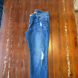 Michael Kors Distressed Blue Women's Jeans