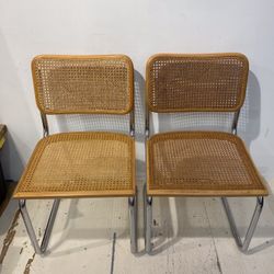 Pair Of Vintage Cesca Breuer Chairs 