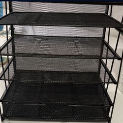 Multi-Tiered Paper Tray w bottom Draw