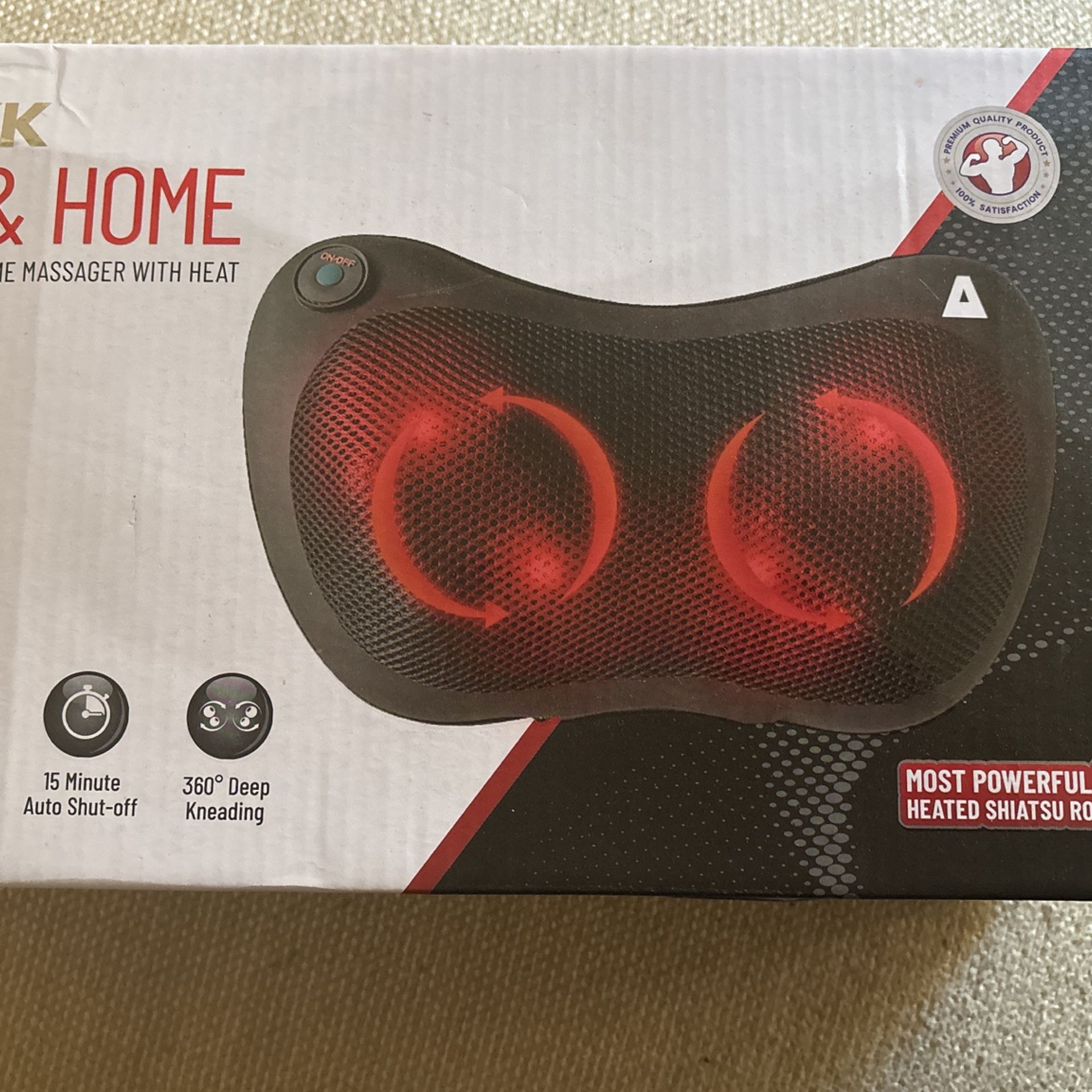 New In Box Car And Home Massager With Heat