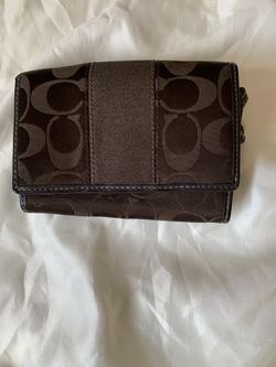 Coach wallet brown