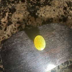 Yellow Jade Cabochon