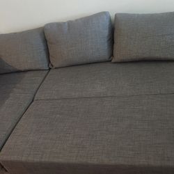IKEA FRIHETEN Sleeper Sectional Sofa with Storage (L-shaped)