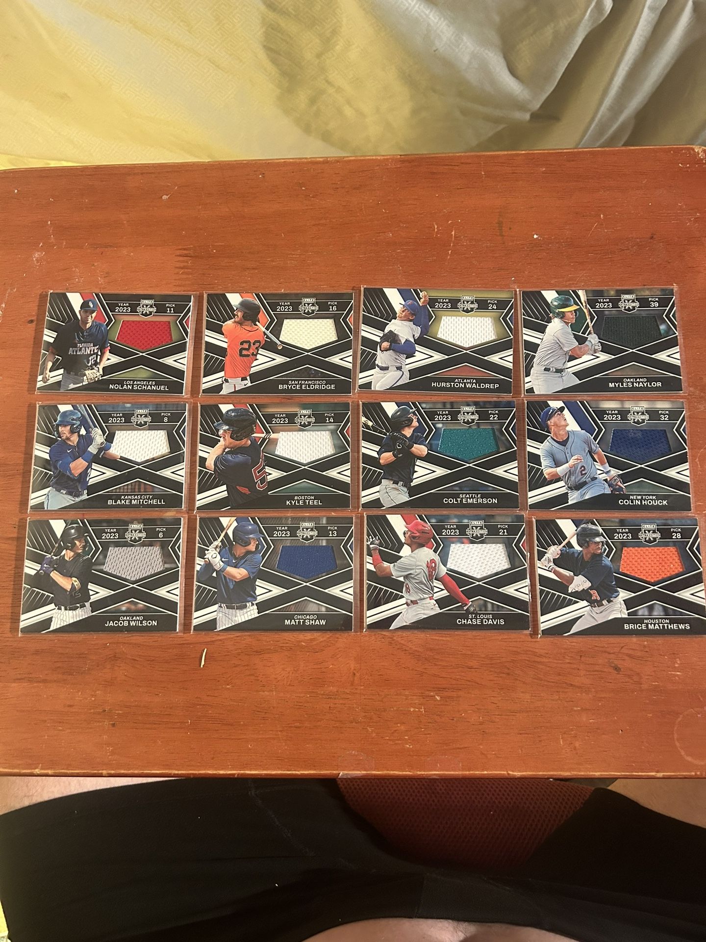12/ Tops Prospect Relic Cards!